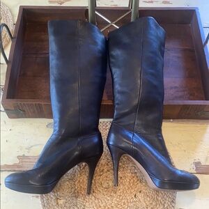 Vince Camuto Emilian Dark Roast Leather Boots